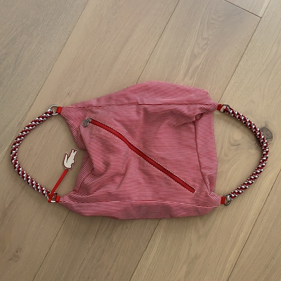 Lacoste Candy Cane Stripe Hobo Bag - Picture 6 of 14